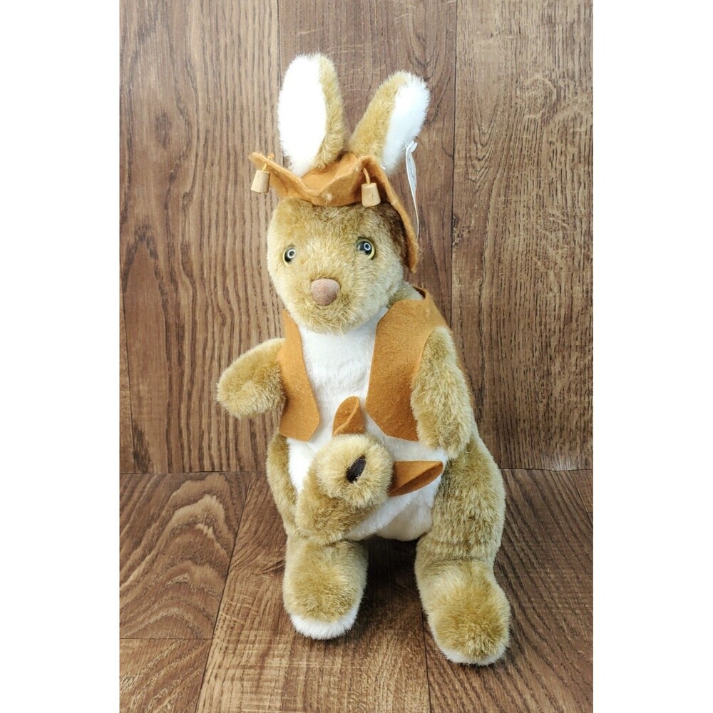 G'Day Australian Inspired Kangaroo with Baby Joey 14" Plush
